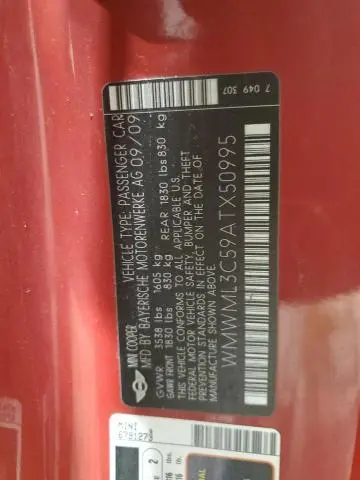 2010 MINI COOPER CLUBMAN  