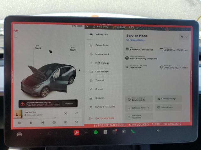 2021 TESLA MODEL Y 