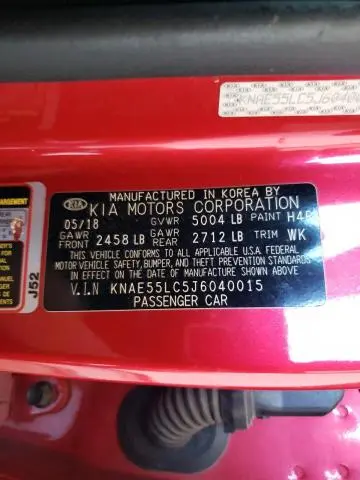 2018 KIA STINGER GT2  