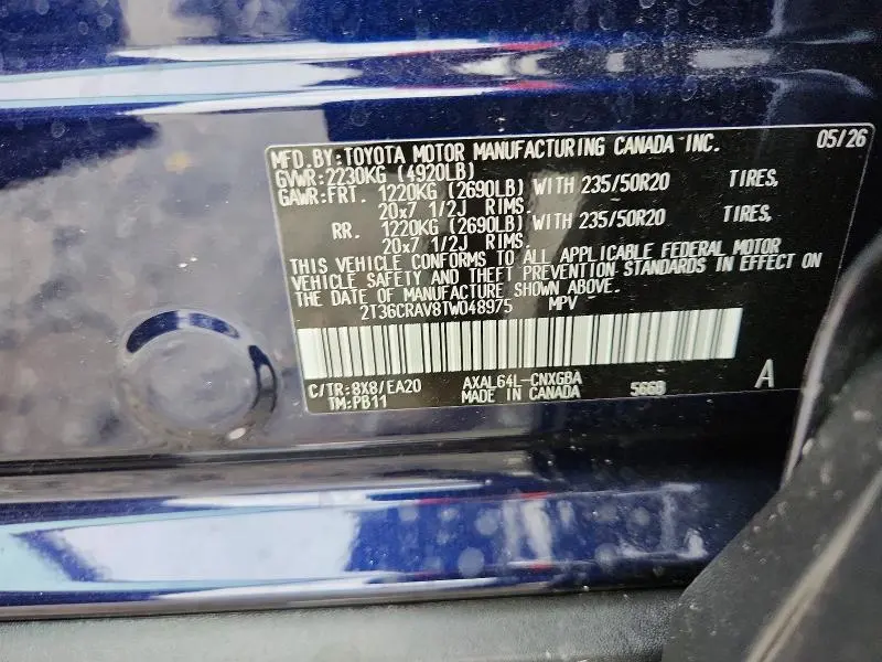 2026 TOYOTA RAV4 LIMITED  