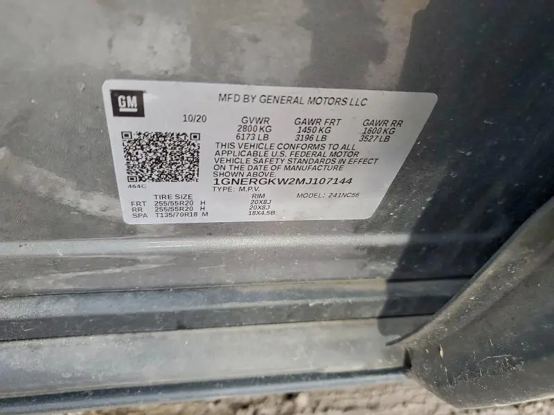 2021 CHEVROLET TRAVERSE LT  