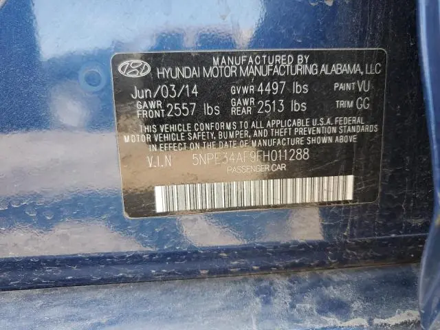 2015 HYUNDAI SONATA SPORT  