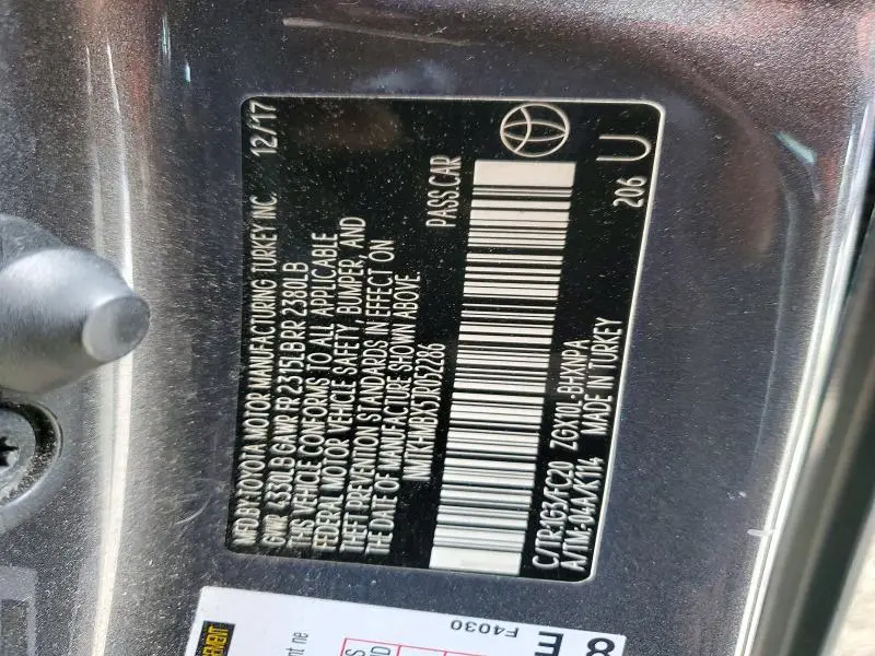 2018 TOYOTA C-HR XLE  