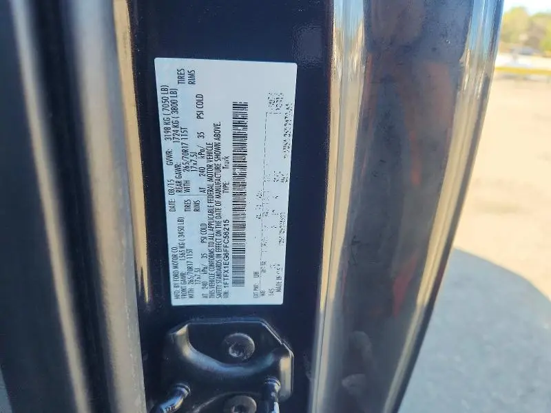 2015 FORD F-150   