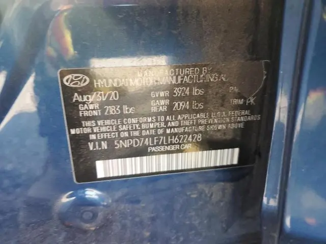 2020 HYUNDAI ELANTRA SE  