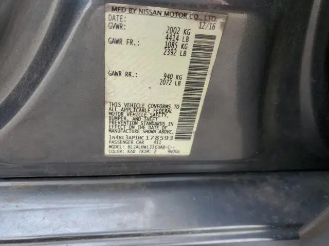 2017 NISSAN ALTIMA 3.5SL  