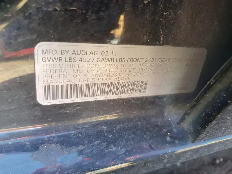 2011 AUDI A4 PREMIUM PLUS  