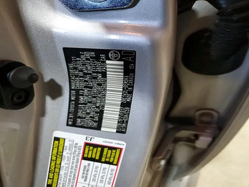 2011 TOYOTA COROLLA S  