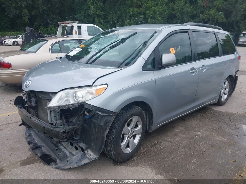 2014 TOYOTA SIENNA LE V6 8 PASSENGER