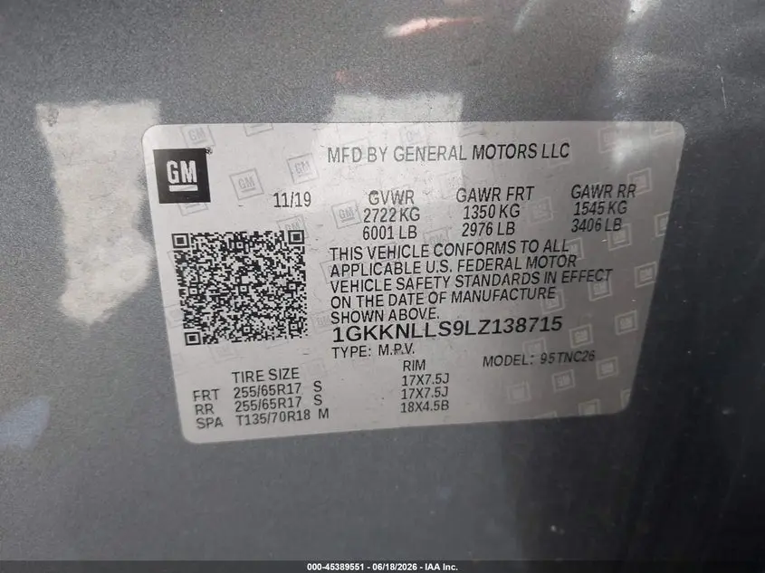 2020 GMC ACADIA AWD AT4