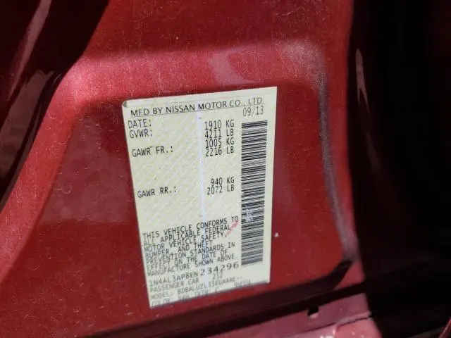 2014 NISSAN ALTIMA 2.5  