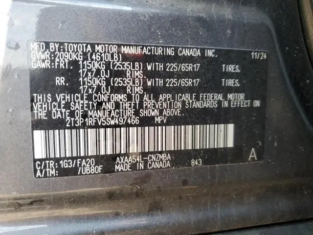 2025 TOYOTA RAV4 XLE  