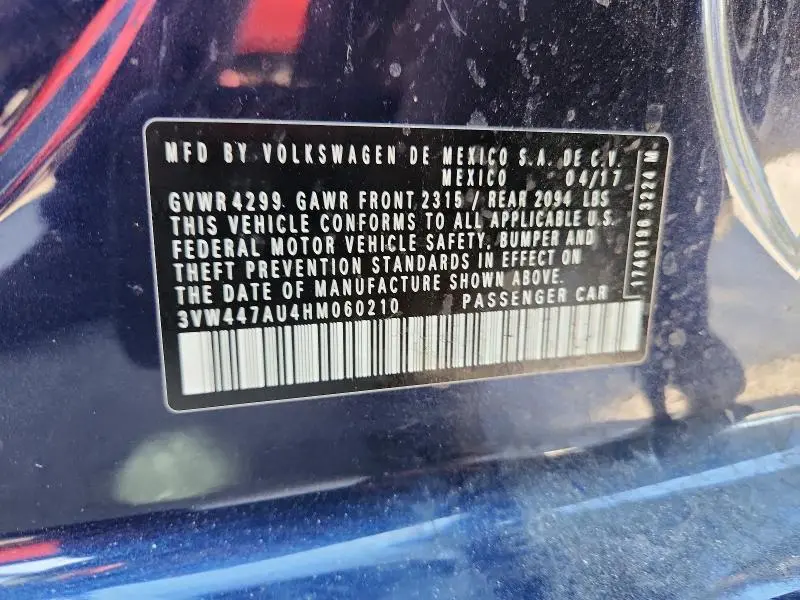 2017 VOLKSWAGEN GTI S/SE  
