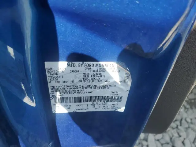 2010 FORD F150 SUPER CAB  