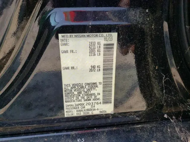 2013 NISSAN ALTIMA 2.5  