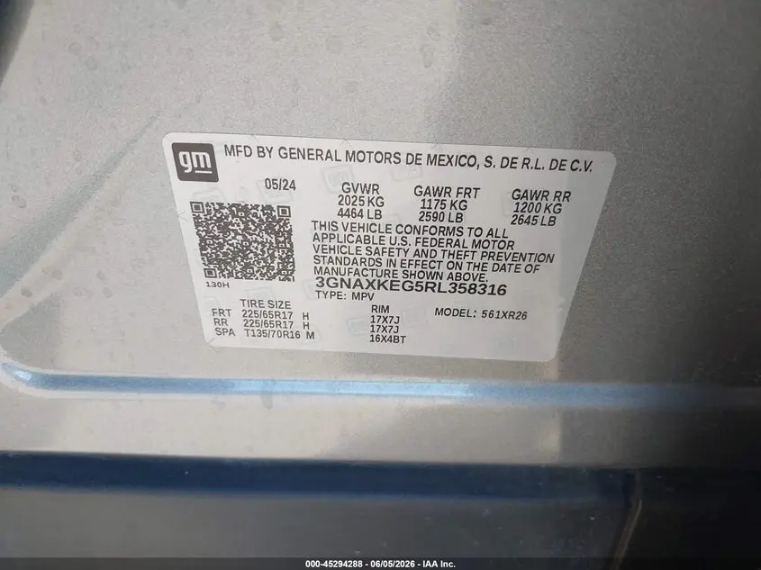2024 CHEVROLET EQUINOX FWD LT