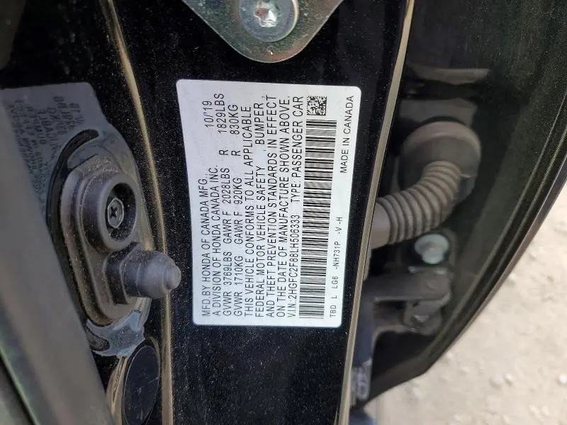 2020 HONDA CIVIC SPORT  