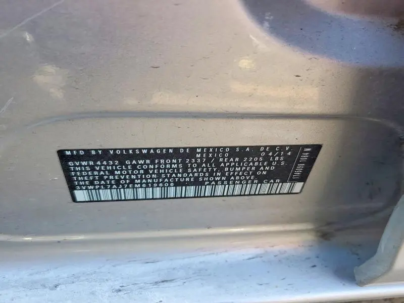 2014 VOLKSWAGEN JETTA TDI  