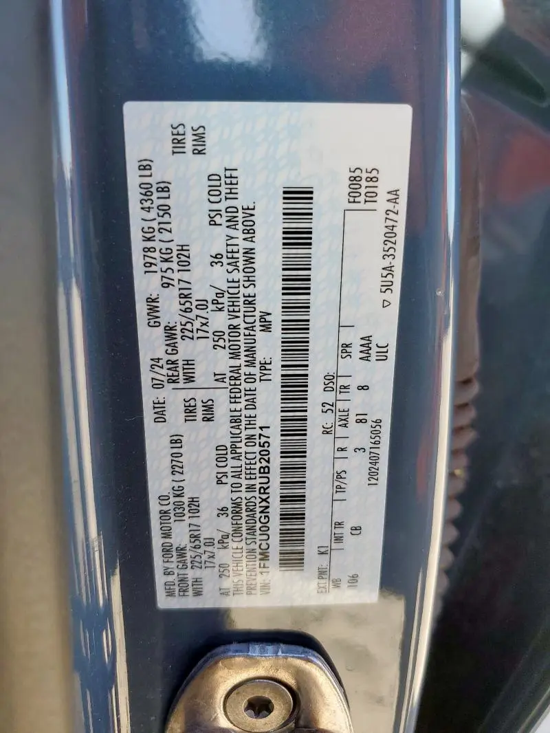 2024 FORD ESCAPE ACTIVE  