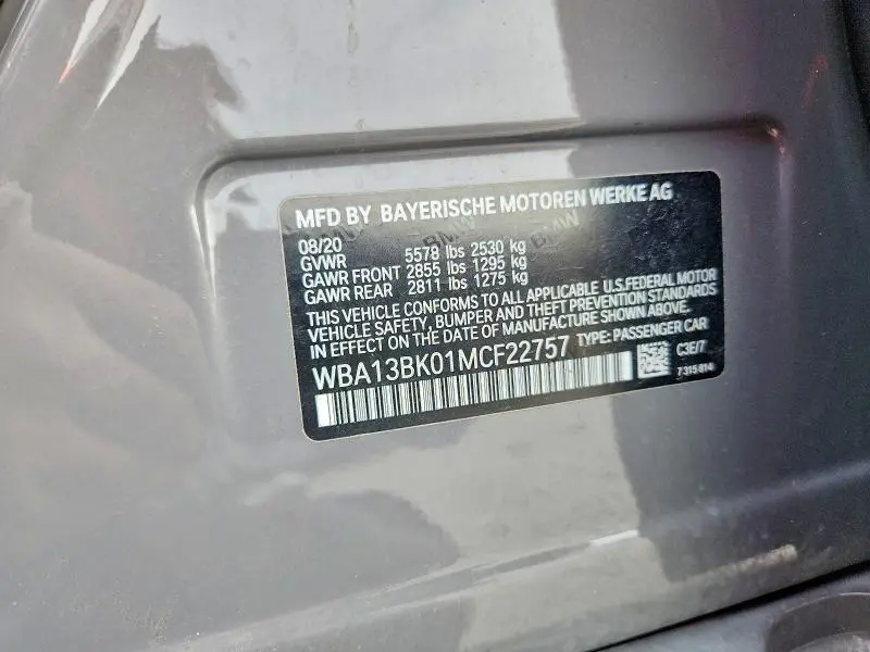 2021 BMW M550XI XDRIVE