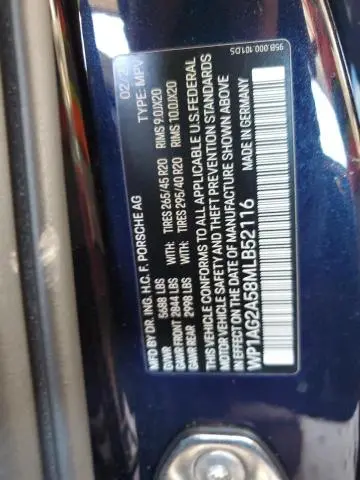 2021 PORSCHE MACAN GTS  