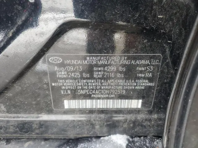 2013 HYUNDAI SONATA SE  