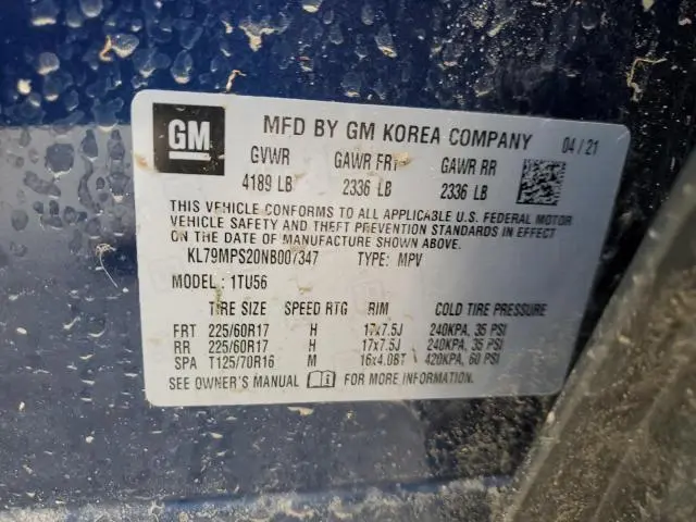 2022 CHEVROLET TRAILBLAZER LT  