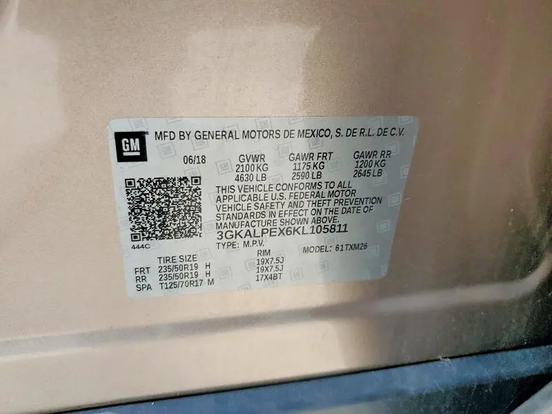 2019 GMC TERRAIN SLT  