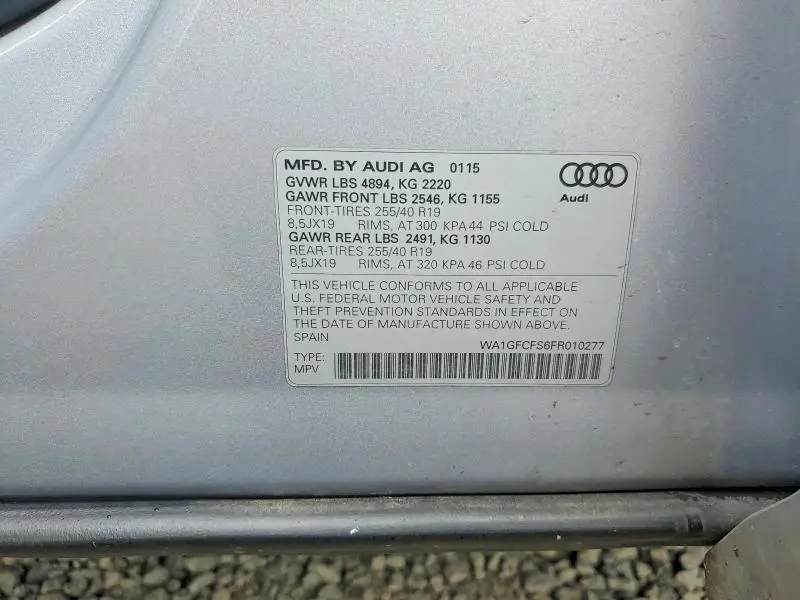 2015 AUDI Q3 PRESTIGE  