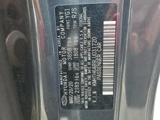 2020 HYUNDAI VELOSTER TURBO  