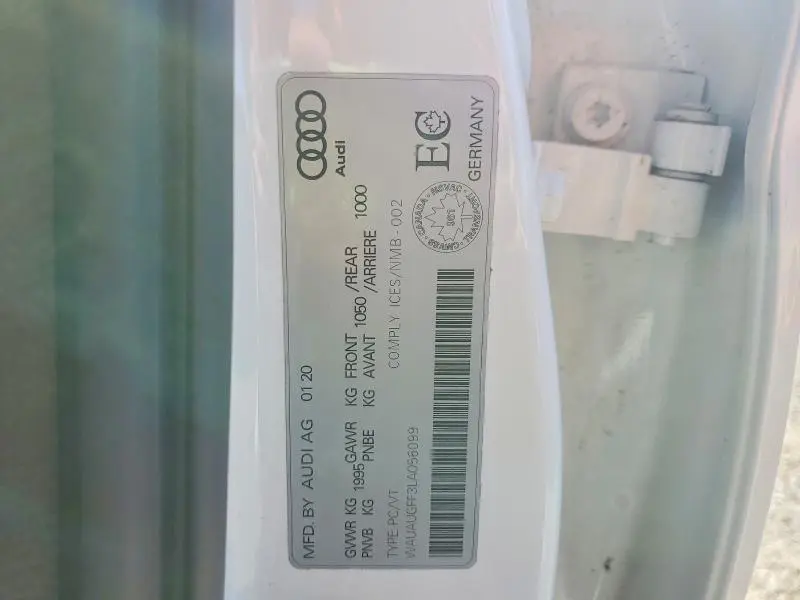 2020 AUDI A3 PREMIUM  