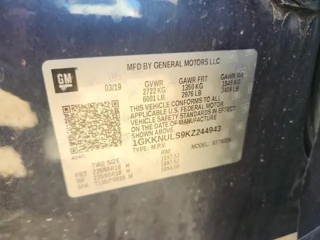 2019 GMC ACADIA SLT-1  