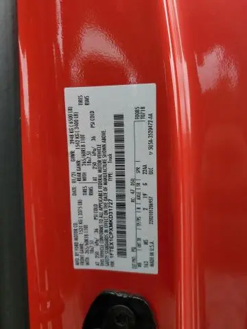 2021 FORD F150 SUPER CAB  