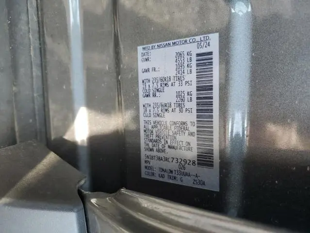 2024 NISSAN ROGUE SV  