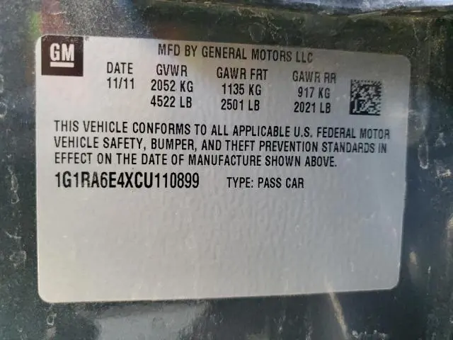 2012 CHEVROLET VOLT   