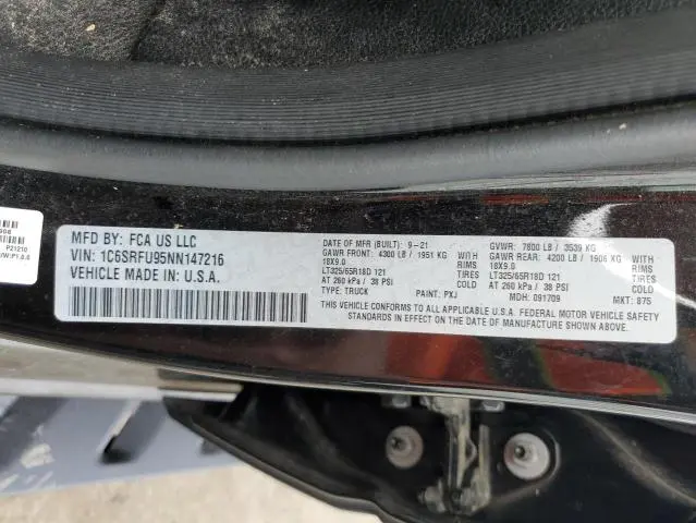 2022 RAM 1500 TRX  
