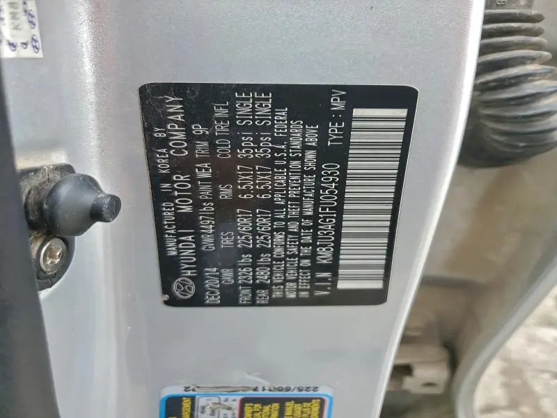 2015 HYUNDAI TUCSON LIMITED  