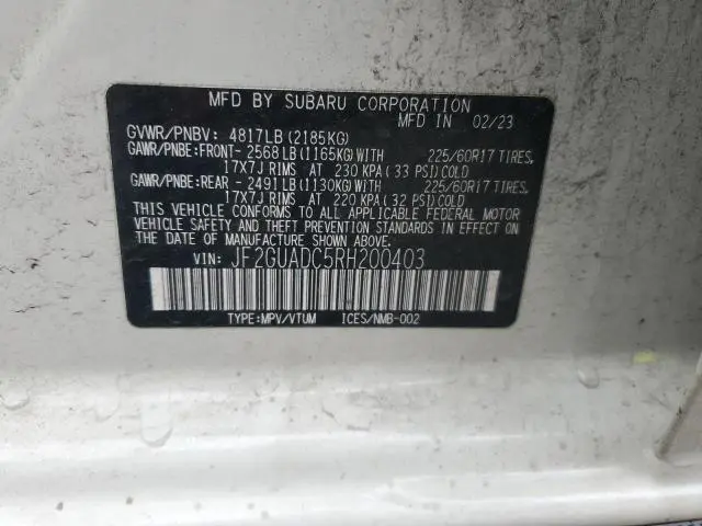 2024 SUBARU CROSSTREK PREMIUM