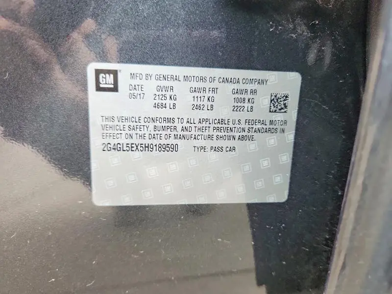 2017 BUICK REGAL SPORT TOURING  