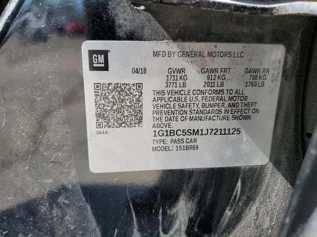 2018 CHEVROLET CRUZE LS  