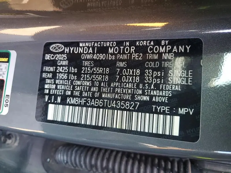 2026 HYUNDAI KONA SEL SPORT  