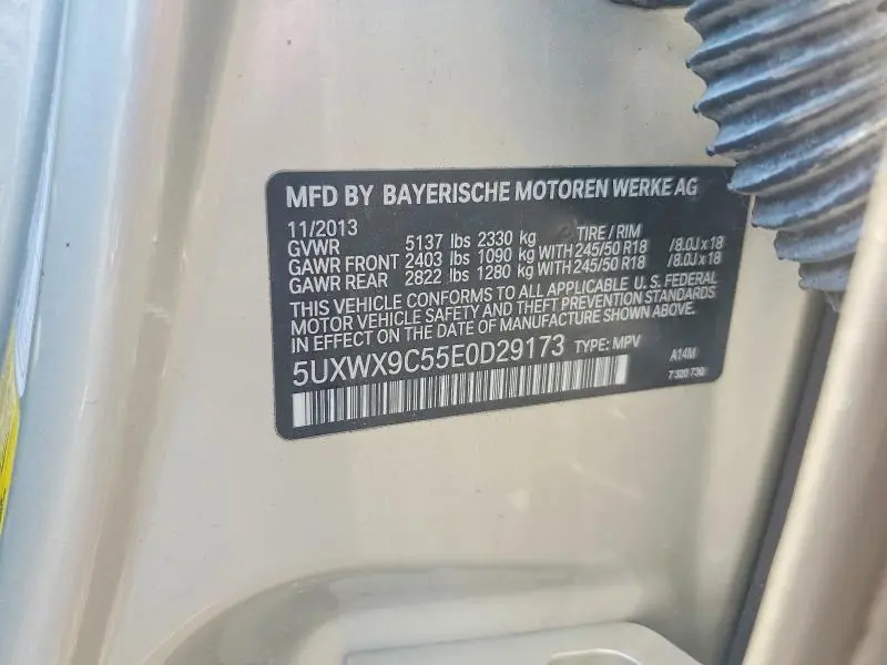 2014 BMW X3 XDRIVE28I  