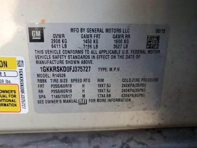 2015 GMC ACADIA SLT-2