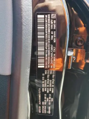 2020 ALFA ROMEO STELVIO   