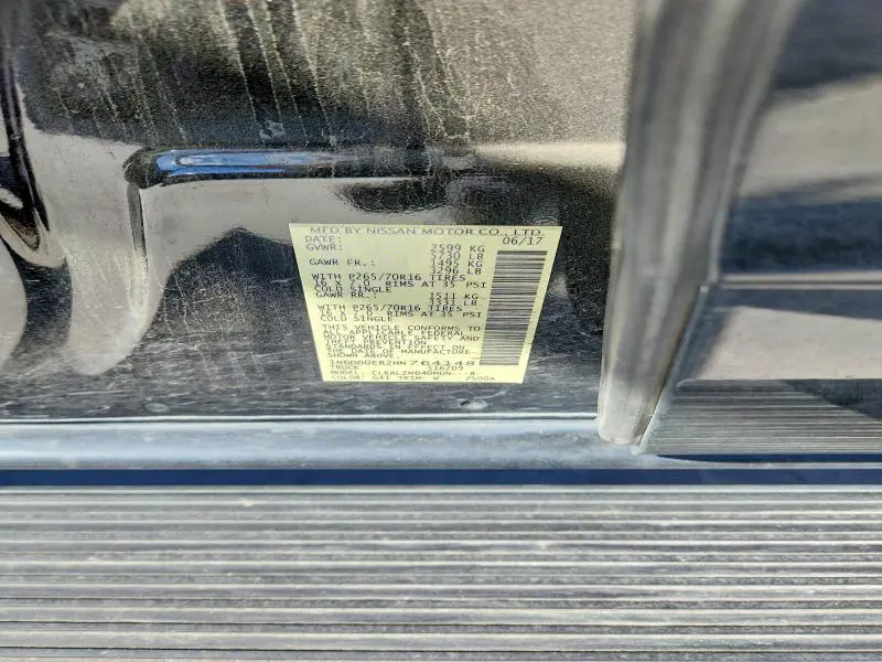2017 NISSAN FRONTIER SV  