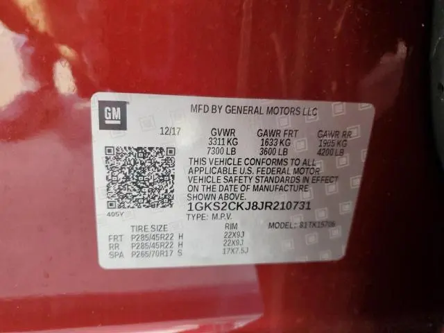 2018 GMC YUKON DENALI  