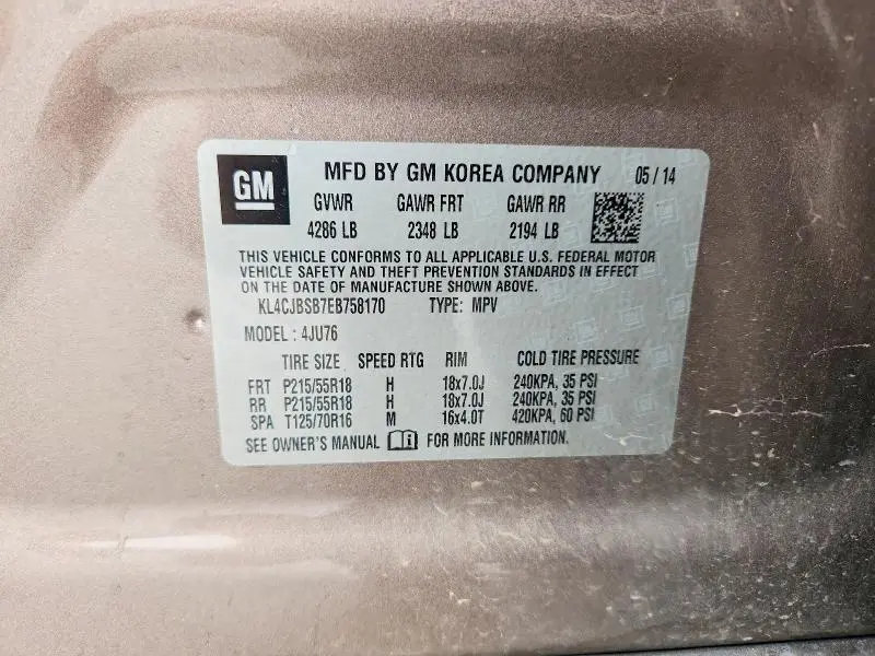 2014 BUICK ENCORE CONVENIENCE  