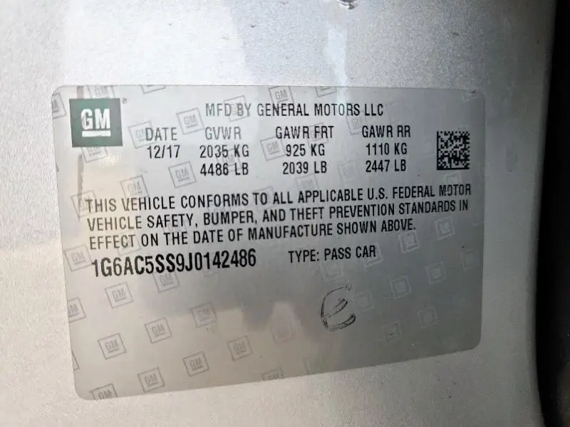 2018 CADILLAC ATS PREMIUM LUXURY  