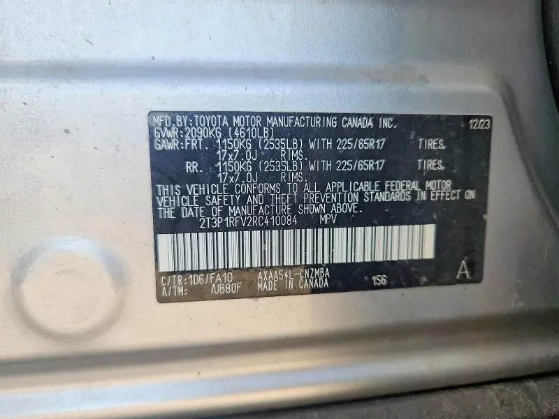 2024 TOYOTA RAV4 XLE  