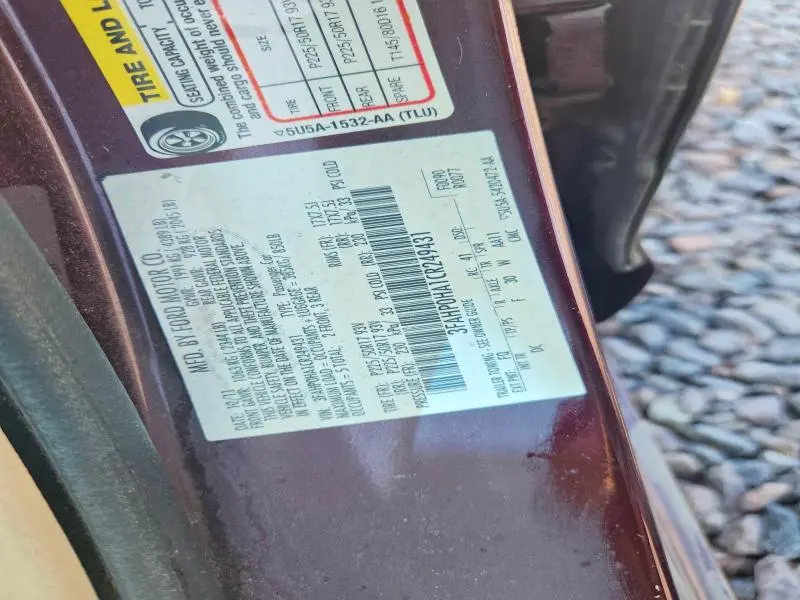 2012 FORD FUSION SE  